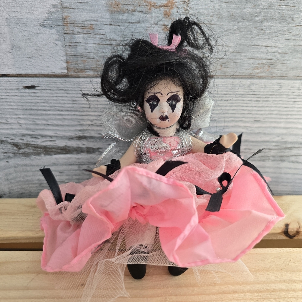 Creepy Eerie Porcelain Goth Doll Halloween